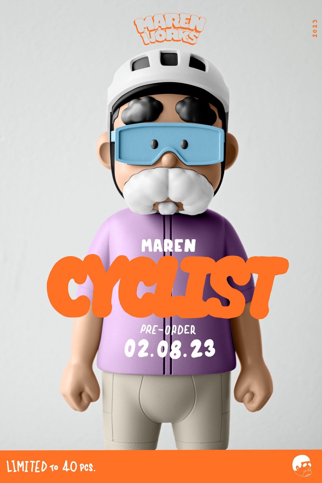 Maren Cyclist Sculpture